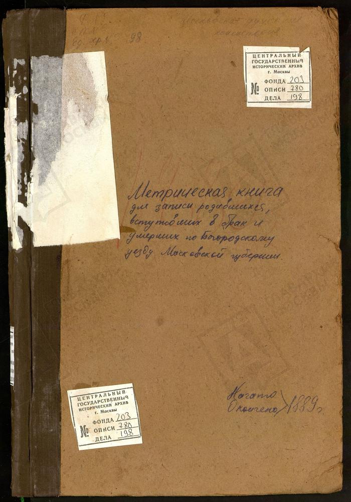 МЕТРИЧЕСКИЕ КНИГИ, МОСКОВСКАЯ ГУБЕРНИЯ, БОГОРОДСКИЙ УЕЗД, ПРИ ПОРОХОВОМ ЗАВОДЕ, УСПЕНСКАЯ ЦЕРКОВЬ (БЕЗ ТИТУЛА, ТИТУЛ В ДЕЛЕ 196, Л. 55). УЛИТКИНО СЕЛО, СВ. МАРИИ МАГДАЛИНЫ ЦЕРКОВЬ. ПОГОСТ ПРИ Р.БЕРЕЗОВКЕ, СВ. ПАРАСКЕВЫ ПЯТНИЦЫ ЦЕРКОВЬ. ПОГОСТ...