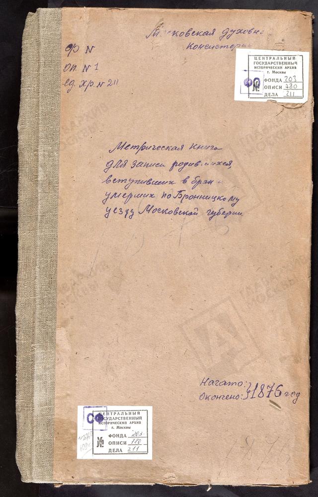 МЕТРИЧЕСКИЕ КНИГИ, МОСКОВСКАЯ ГУБЕРНИЯ, БРОННИЦКИЙ УЕЗД, ВЕРТКОВО СЕЛО, СПАССКАЯ ЦЕРКОВЬ. ВИШНЯКОВО СЕЛО, РОЖДЕСТВА ХРИСТОВА ЦЕРКОВЬ. ВОСКРЕСЕНСКОЕ СЕЛО, ВОСКРЕСЕНСКАЯ ЦЕРКОВЬ. ГЖЕЛЬ СЕЛО, УСПЕНСКАЯ ЦЕРКОВЬ. ГАНУСОВО СЕЛО, СВ. ГЕОРГИЯ...