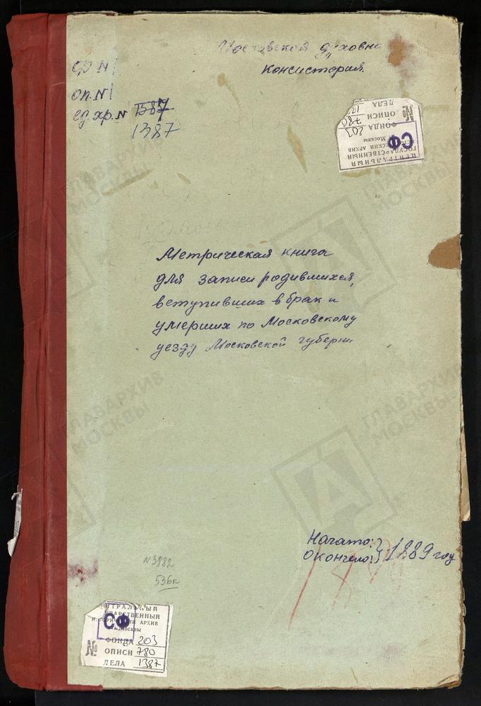 МЕТРИЧЕСКИЕ КНИГИ, МОСКОВСКАЯ ГУБЕРНИЯ, МОСКОВСКИЙ УЕЗД, ВИШНЯКОВО СЕЛО, ОБНОВЛЕНИЯ ХРАМА ВОСКРЕСЕНИЯ ХРИСТОВА ЦЕРКОВЬ. ВИНОГРАДОВО СЕЛО, ВЛАДИМИРСКОЙ БМ ЦЕРКОВЬ. ВИТЕНЕВО СЕЛО, УСПЕНСКАЯ ЦЕРКОВЬ. ВЛАХЕРНСКОЕ-КУЗЬМИНКИ СЕЛО, ВЛАХЕРНСКОЙ БМ...