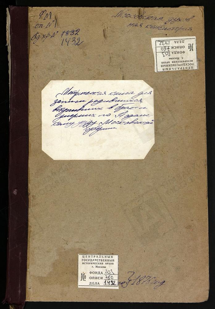 МЕТРИЧЕСКИЕ КНИГИ, МОСКОВСКАЯ ГУБЕРНИЯ, ПОДОЛЬСКИЙ УЕЗД, ИРИНИНСКОЕ СЕЛО, СВ. ИОАННА БОГОСЛОВА ЦЕРКОВЬ. ЮСУПОВО СЕЛО, КРЕСТОВОЗДВИЖЕНСКАЯ ЦЕРКОВЬ. КЛЕНОВО СЕЛО, СВ. НИКОЛАЯ ЧУДОТВОРЦА ЦЕРКОВЬ. КРАСНОЕ ПАХОВО СЕЛО, СВ. ИОАННА БОГОСЛОВА...