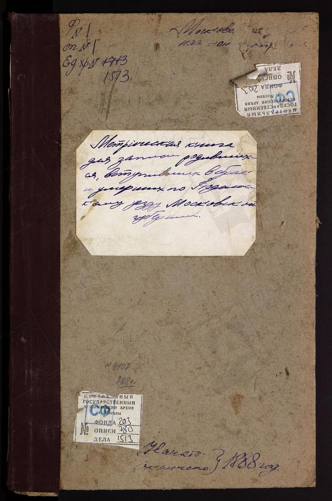 МЕТРИЧЕСКИЕ КНИГИ, МОСКОВСКАЯ ГУБЕРНИЯ, ПОДОЛЬСКИЙ УЕЗД, ЗАХАРЬИНО СЕЛО, ЗНАМЕНСКАЯ ЦЕРКОВЬ. ИВАНОВСКОЕ СЕЛО, ВВЕДЕНСКАЯ ЦЕРКОВЬ. ИРИНИНСКОЕ СЕЛО, СВ. ИОАННА БОГОСЛОВА ЦЕРКОВЬ. КОНСТАНТИНОВО СЕЛО, СМОЛЕНСКОЙ БМ ЦЕРКОВЬ. КЛЕНОВО СЕЛО, СВ....