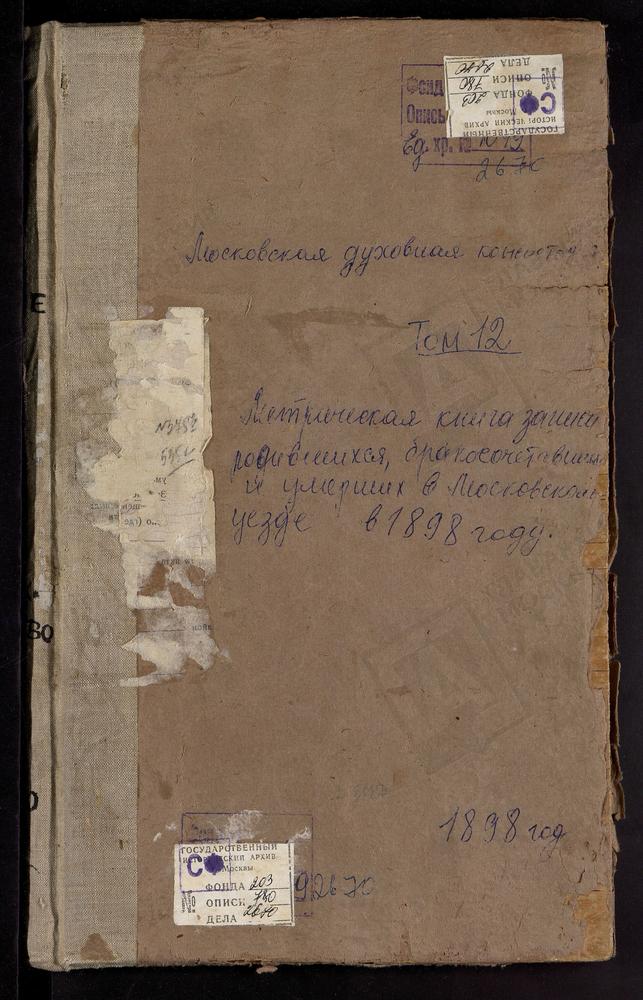 Метрические книги, Московская губерния, Московский уезд, Никольское на Котлах село, Св. Николая Чудотворца церковь. Никольское-Трубецкое село, Рождества Богородицы церковь. Никольское-Шипилово село, Св. Николая Чудотворца церковь. Никульское-...