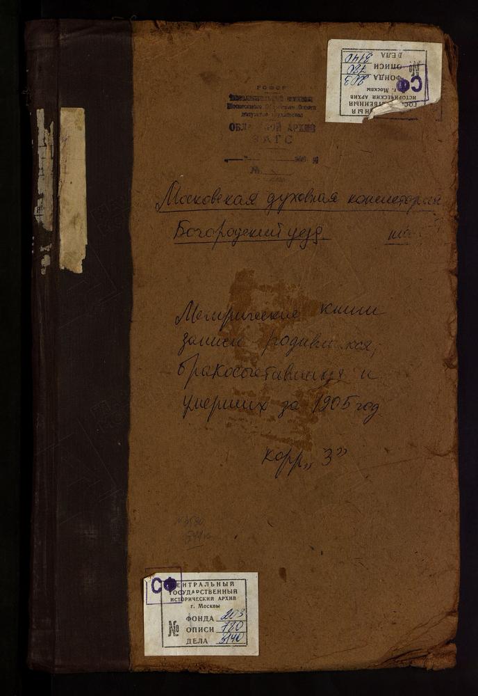 Метрические книги, Московская губерния, Богородский уезд, ЗАПОНОРЬЕ СЕЛО, ПОКРОВСКАЯ ЦЕРКОВЬ. ЗУЕВО СЕЛО, БОГОРОДИЦЕ-РОЖДЕСТВЕНСКАЯ ЦЕРКОВЬ. НИКОЛЬСКОЕ-ЗАГАРЬЕ СЕЛО, СВ. НИКОЛАЯ ЧУДОТВОРЦА ЦЕРКОВЬ. [Комментарии пользователей: Никольское-...