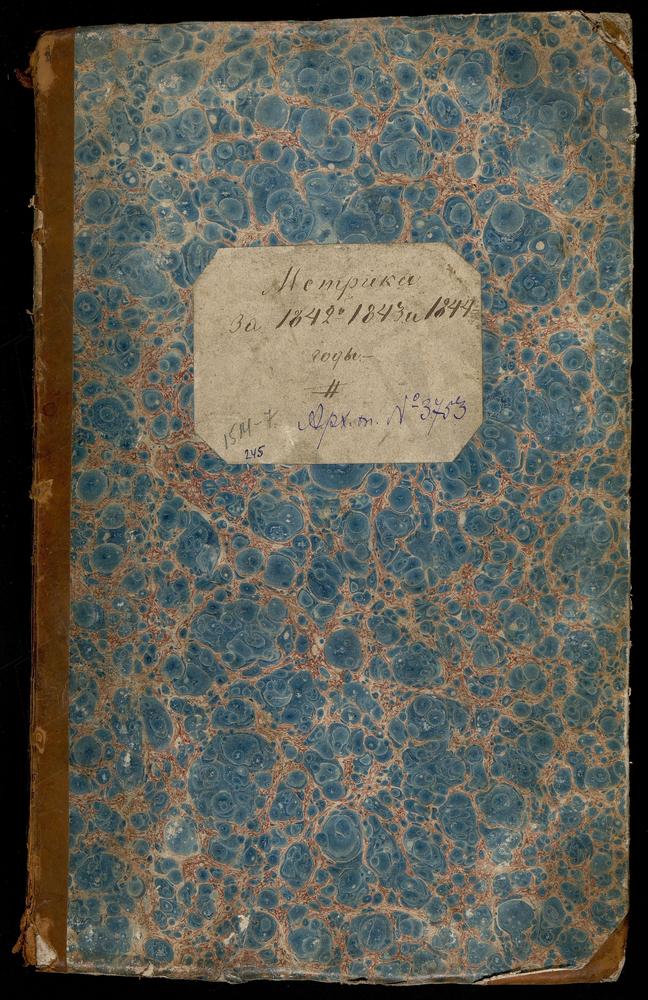 МЕТРИЧЕСКИЕ КНИГИ, МОСКОВСКАЯ ГУБЕРНИЯ, БОГОРОДСКИЙ УЕЗД, ХРИСТО-РОЖДЕСТВЕНСКАЯ ЦЕРКОВЬ, ЧТО У ОЗЕРА ДАНИЛИЩЕВА, МЕТРИЧЕСКАЯ КНИГА – Титульная страница единицы хранения